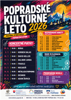 popradské kultúrne leto 2026